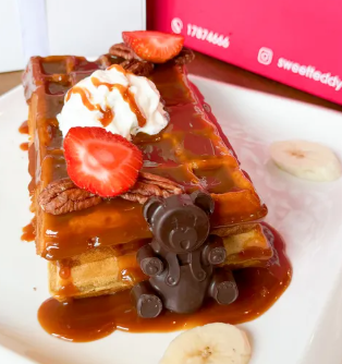 Caramel Square Waffle
